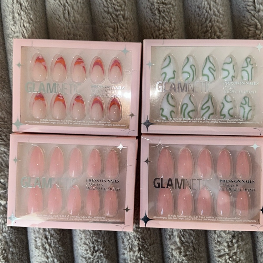 Glamnetic press on bundle